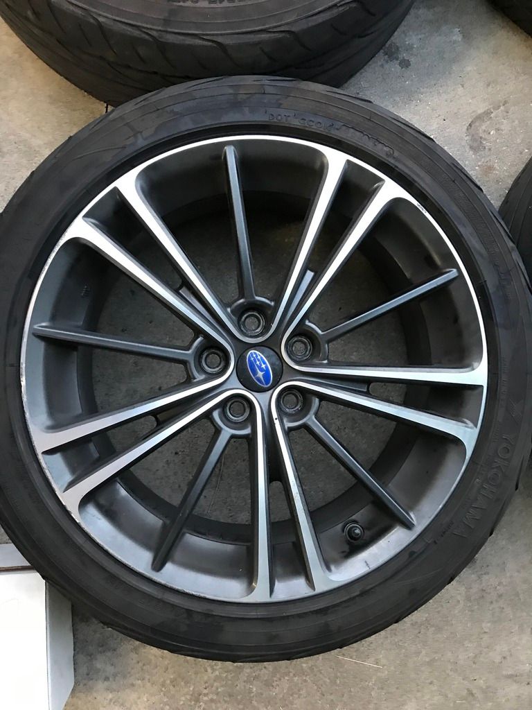 For Sale FRS / BRZ OEM Wheels and Spacers w/ Tires 17x7 5x100 PriusChat